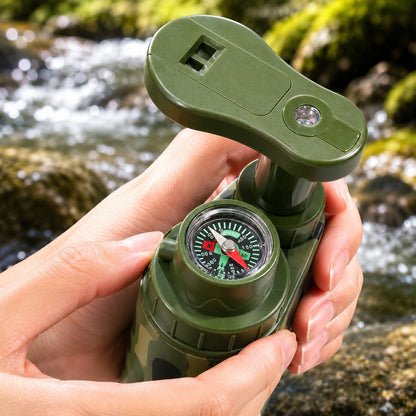 StayAlive™ 5-in-1 Survival Water Filter | Emergency & Outdoor Water Purification System
