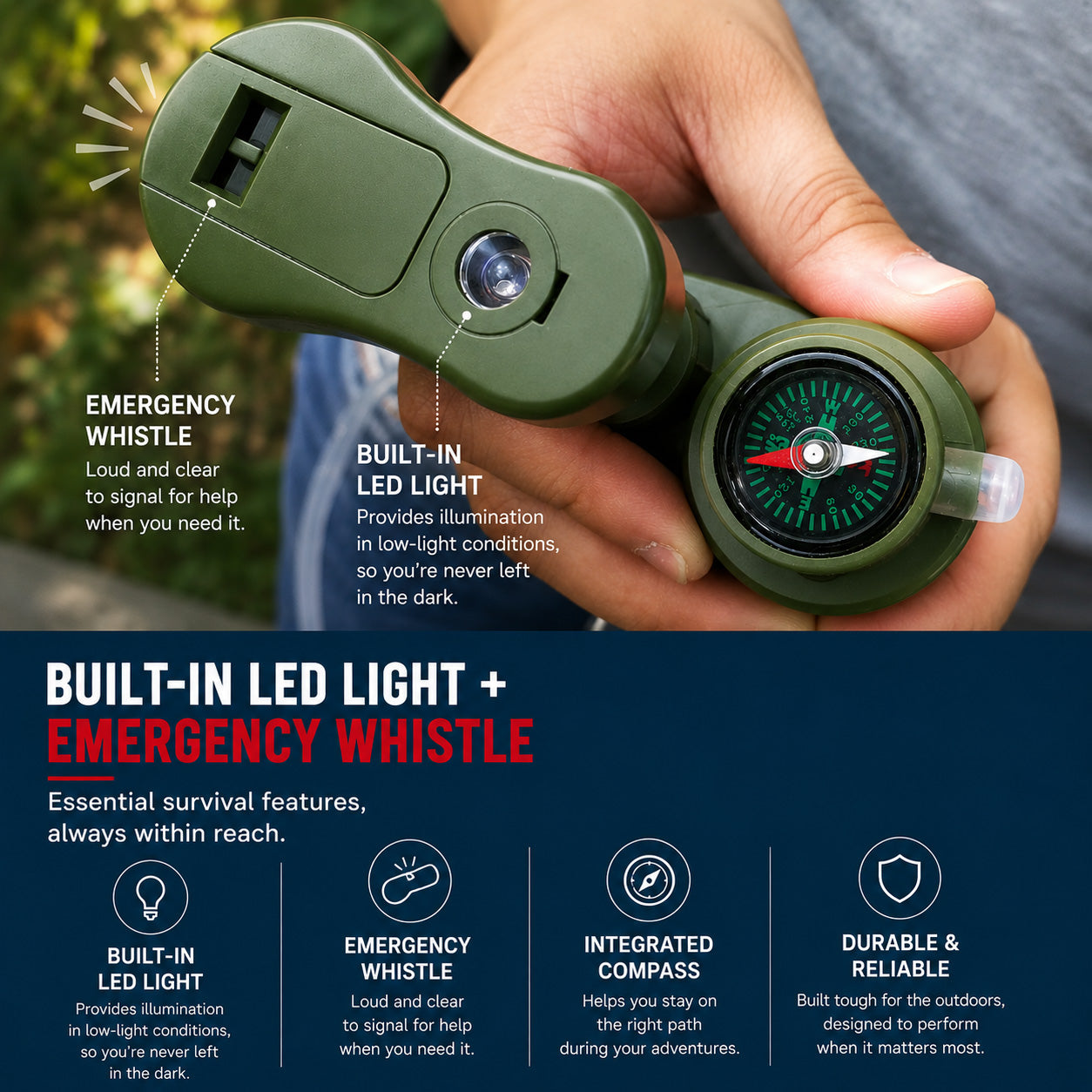 StayAlive™ 5-in-1 Survival Water Filter | Emergency & Outdoor Water Purification System